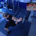 Picioare - Definirea musculaturii - 3. Barbell lunge