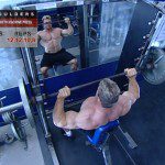 Umeri - Definirea musculaturii - 1. Seated-smith machine press