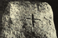 Crucea din catacomba - Muntelui Maslinilor