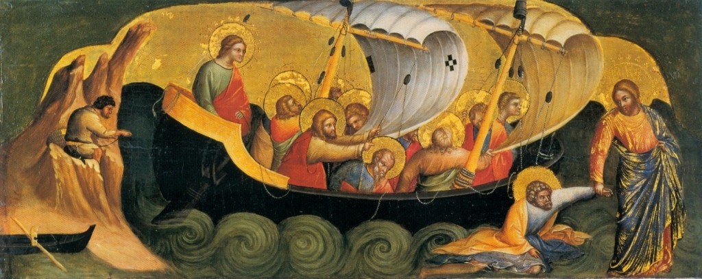 Isus vine pe mare, umbla pe apa