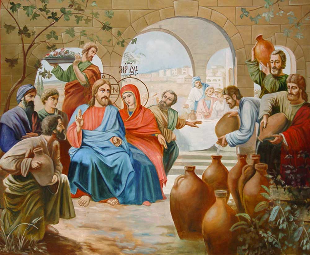Nunta din Cana Galileii - Isus, mama lui Iisus